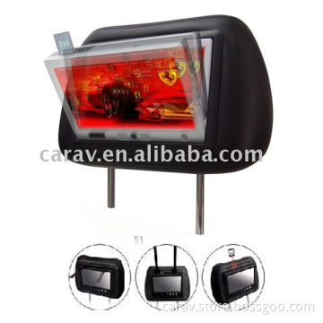 7&quot; TFT LCD Car Headrest Monitor with advertising/mp4/SD card